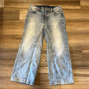 Free People Wide Leg Jeans, Light Blue Wash, Size 4